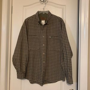 Mossy Oak button down flannel shirt